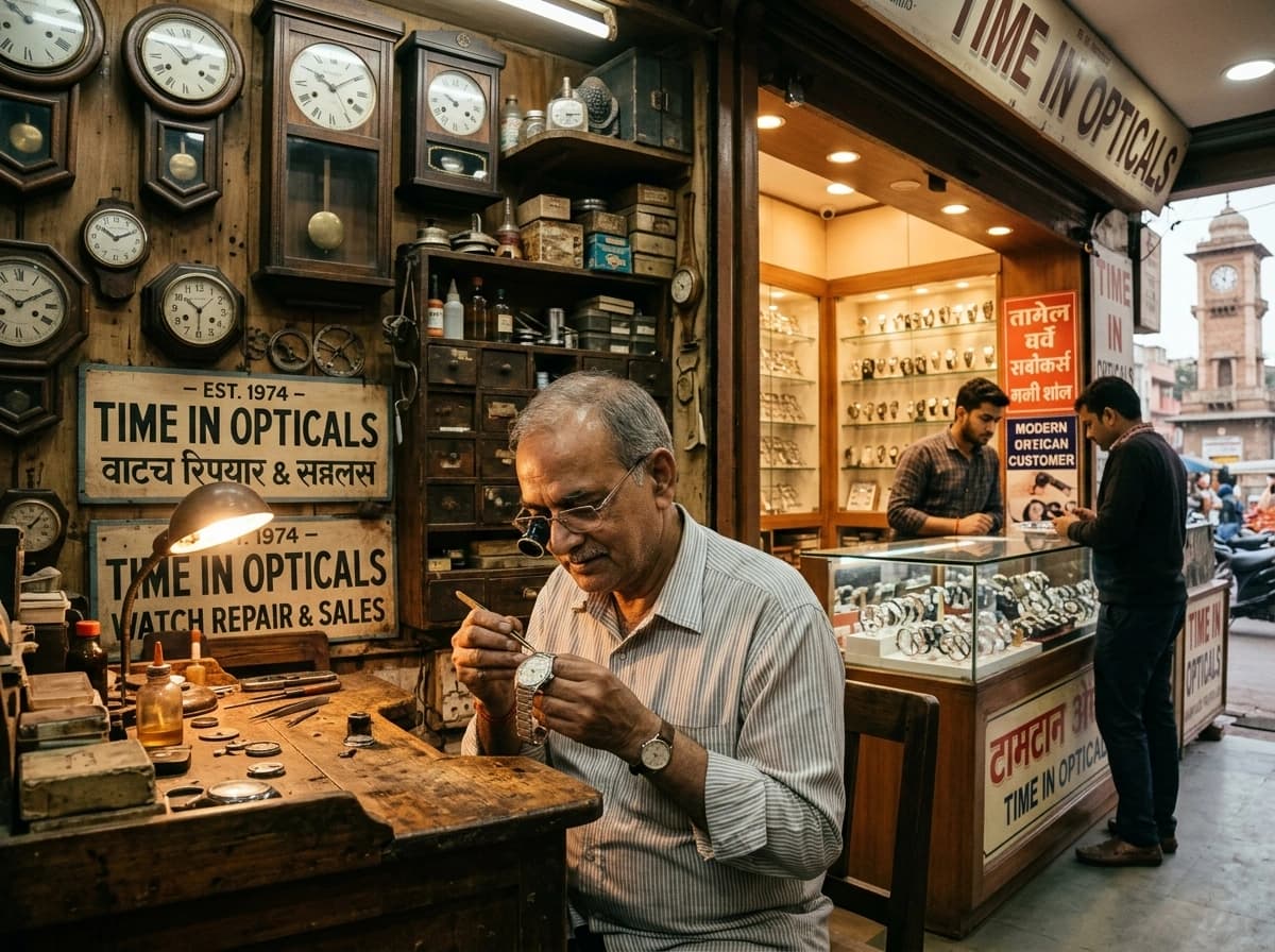 Time And Opticals 50-year heritage in Ghanta Ghar Ghaziabad