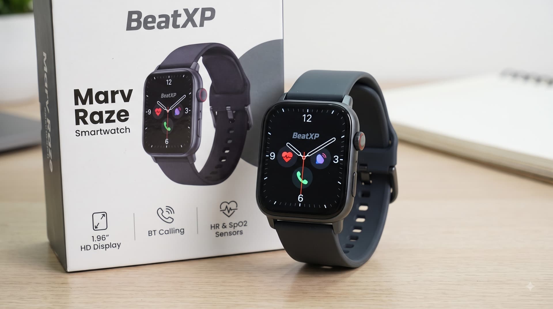beatXP Marv Raze 1.96" HD Display Smartwatch