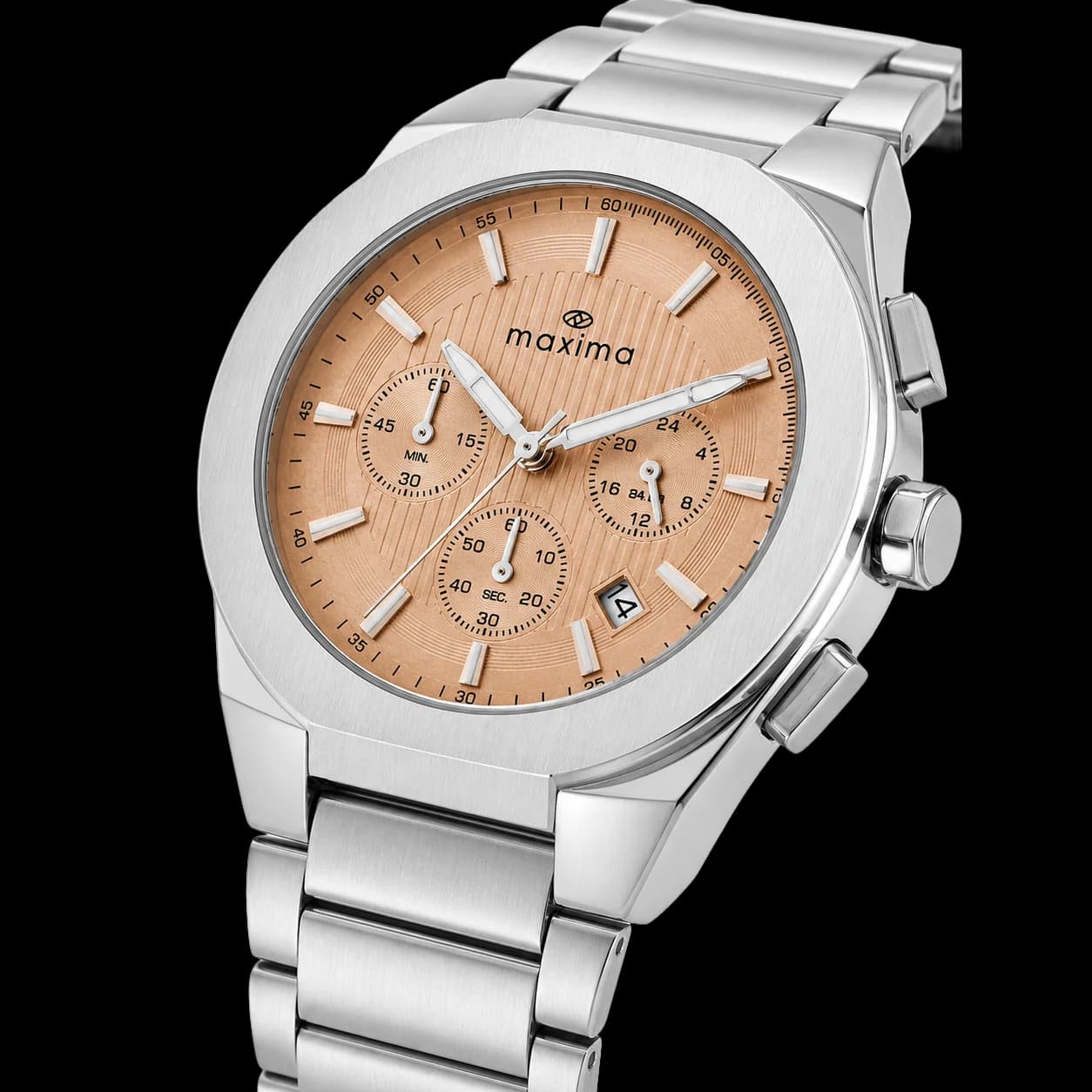 Maxima Dual-Tone Chronograph Style Watch - Official Timepiece