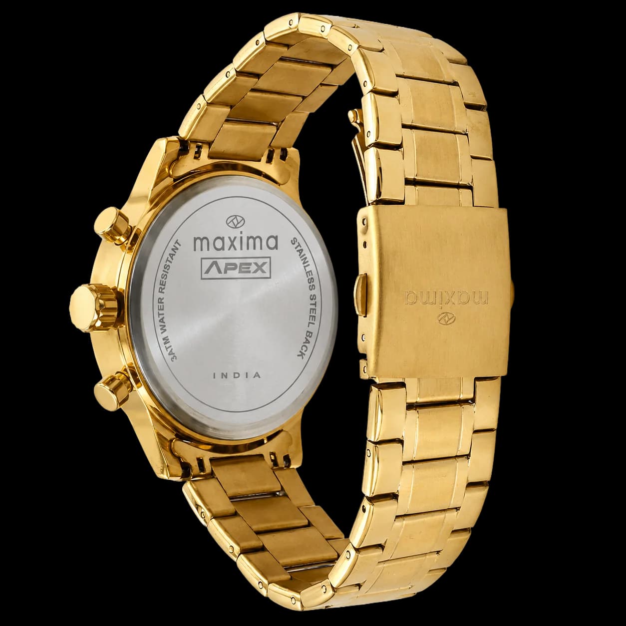 Maxima Classic Steel Quartz Analog Watch - Official Timepiece