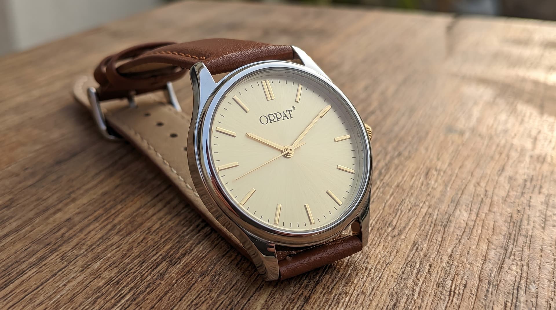 ORPAT Classic Analog Quartz Wristwatch - Official Timepiece