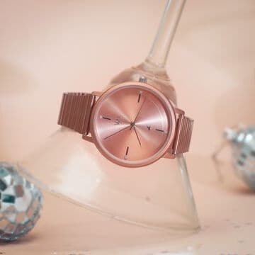 Vyb Bliss Quartz Analog Steel Watch - Official Timepiece