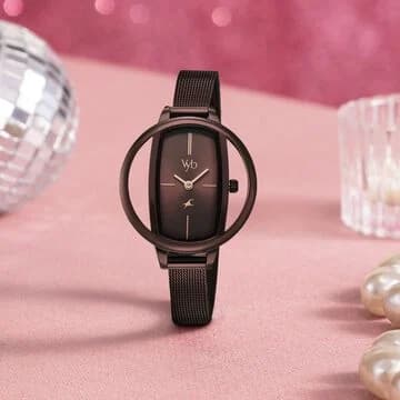 Vyb Charmer Sunray Dial Analog Watch - Official Timepiece