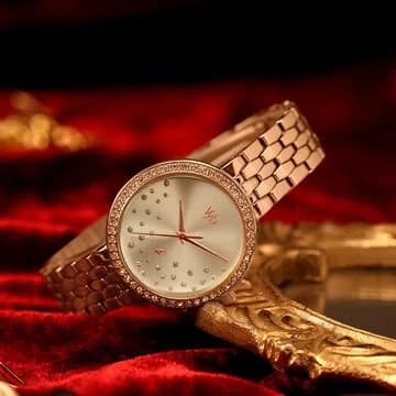 Vyb Starlet Crystal Accent Analog Watch - Official Timepiece